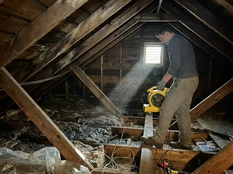 attic-water-damage-drying-proc-007 — frequently asked questions, Emergency Water Extraction & 24/7 Flood Response in Jupiter…